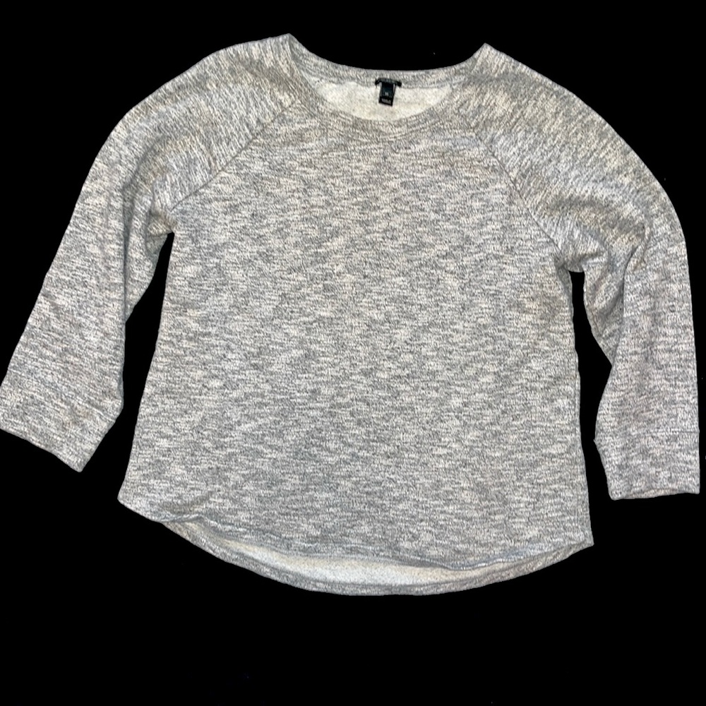 J. CREW Three Quarter Long Sleeve Crew Neck Sweater